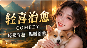 轻喜治愈原创短剧栏目视觉
